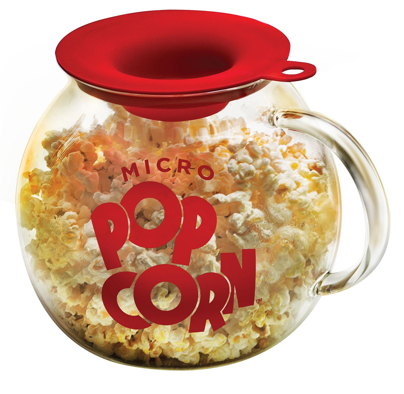 Ecolution MicroPop Popcorn Popper, 3 QT Capacity Glass