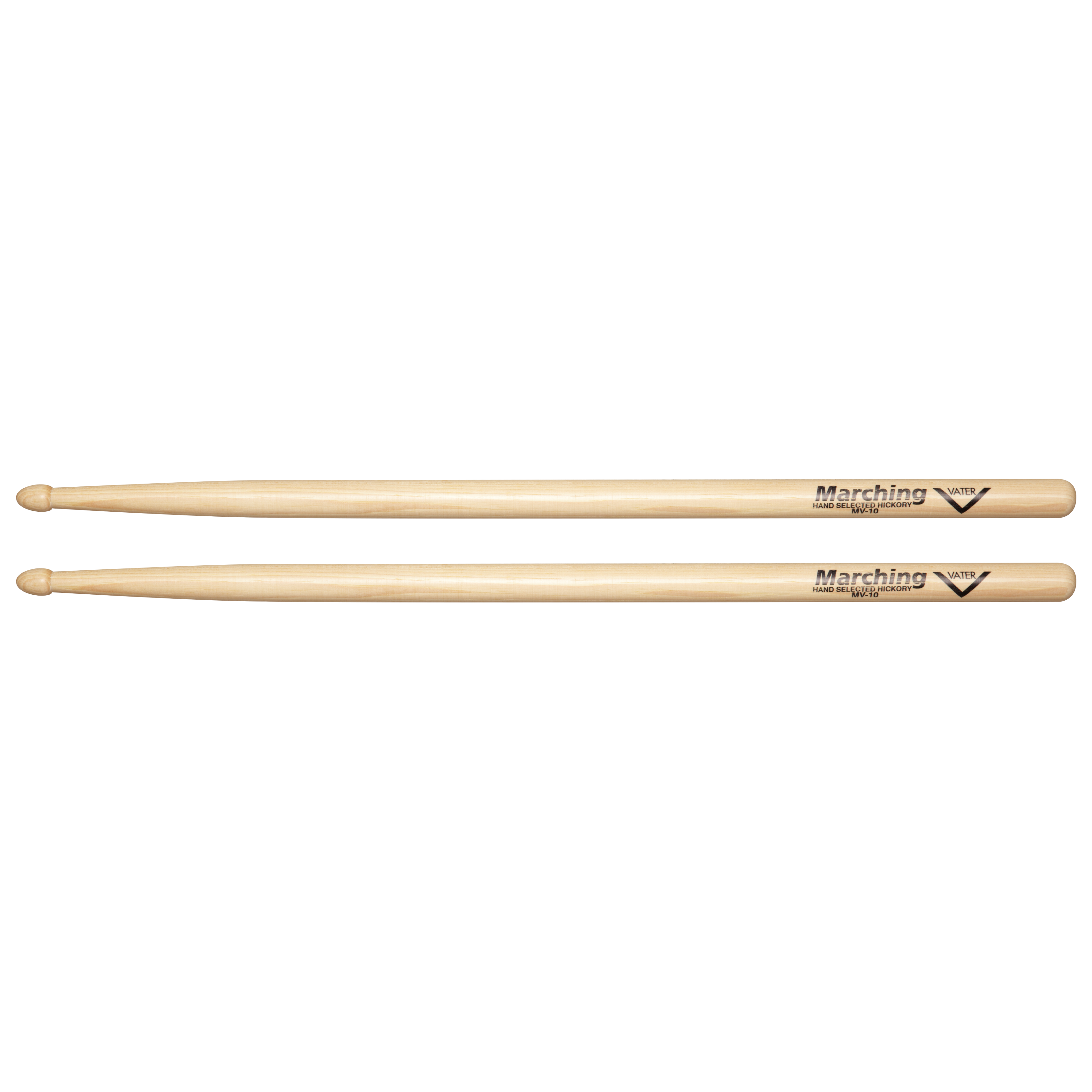 Vater MV10 Marching Drum Sticks with Acorn Tip, Pair
