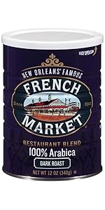 chicory decaffeinated arabica canister