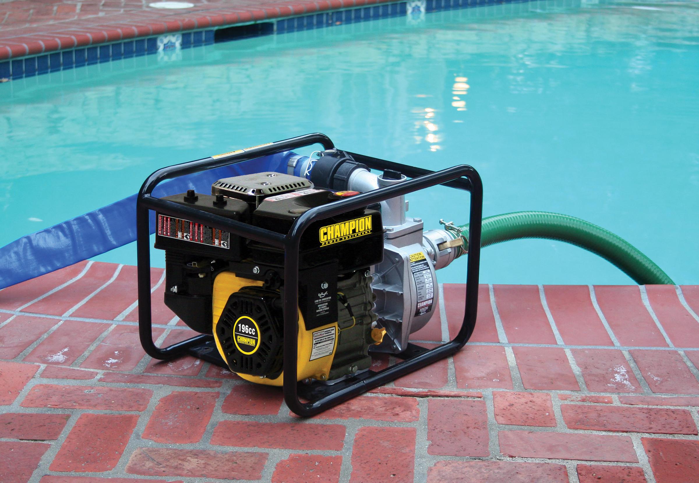 Champion 2Inch GasPowered SemiTrash Water Transfer Pump