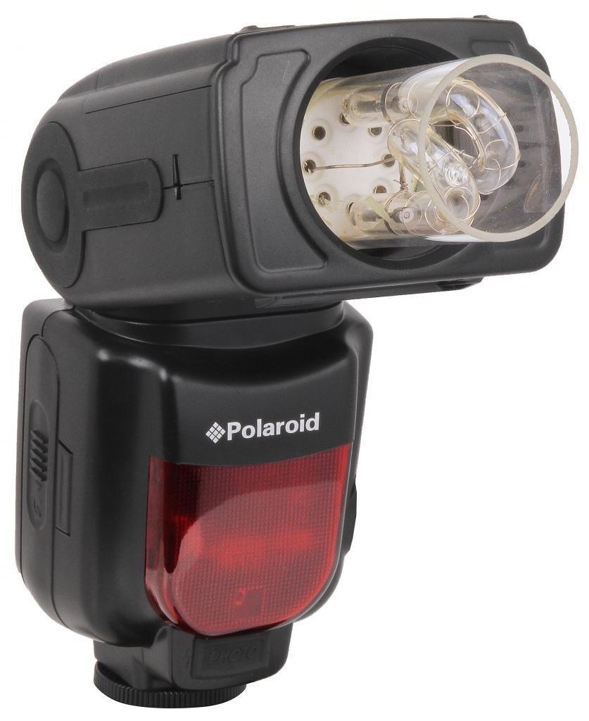 Polaroid PL135 Bare Bulb Power Zoom Bounce & Swivel Flash