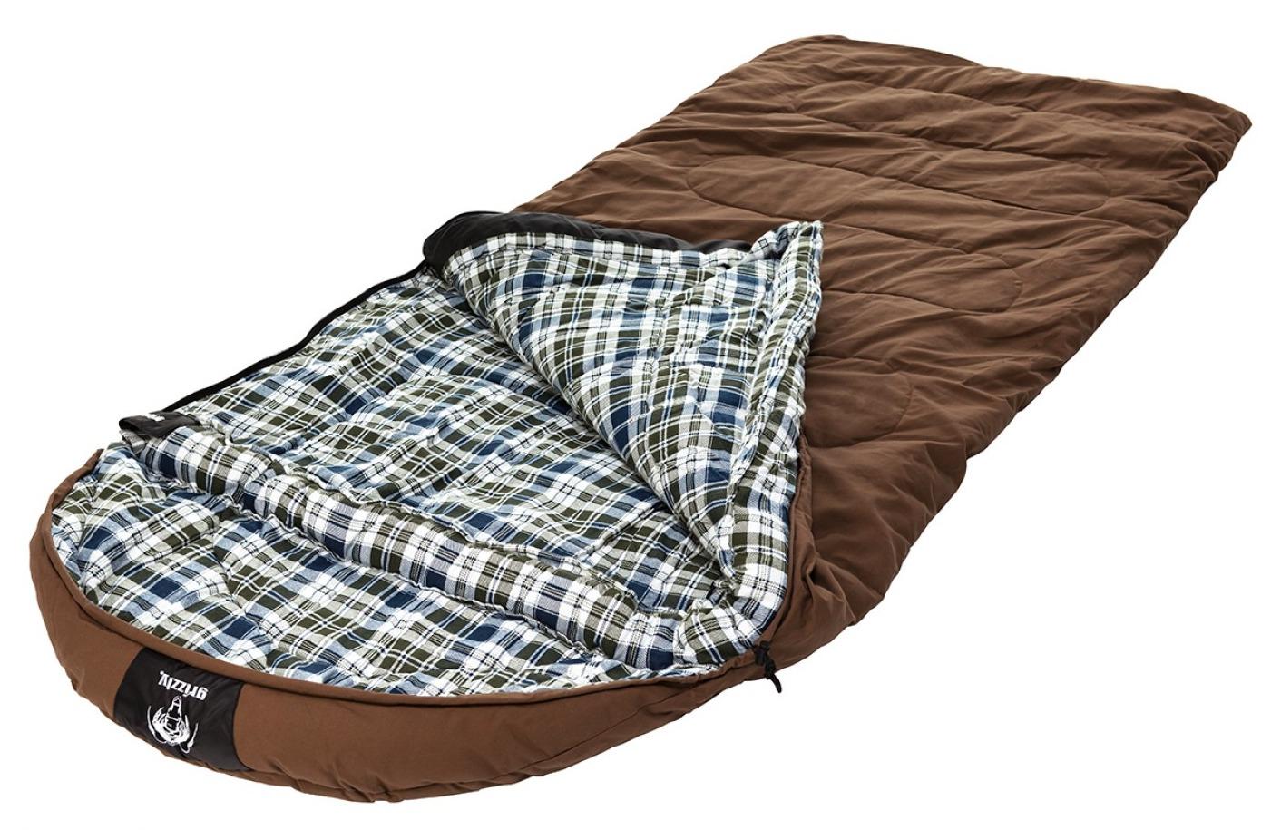 Grizzly +25 Degree Canvas Sleeping Bag (Light Brown