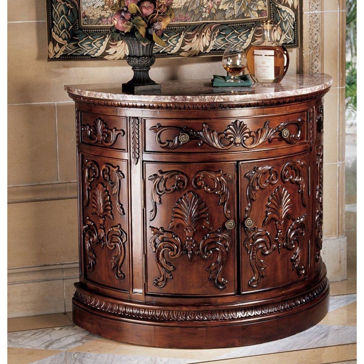 Design Toscano Julien Crescent Console Table Kitchen & Dining