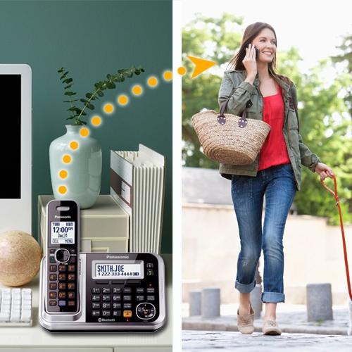 Panasonic Link2Cell KXTG7875S DECT 6.0 1Line Bluetooth