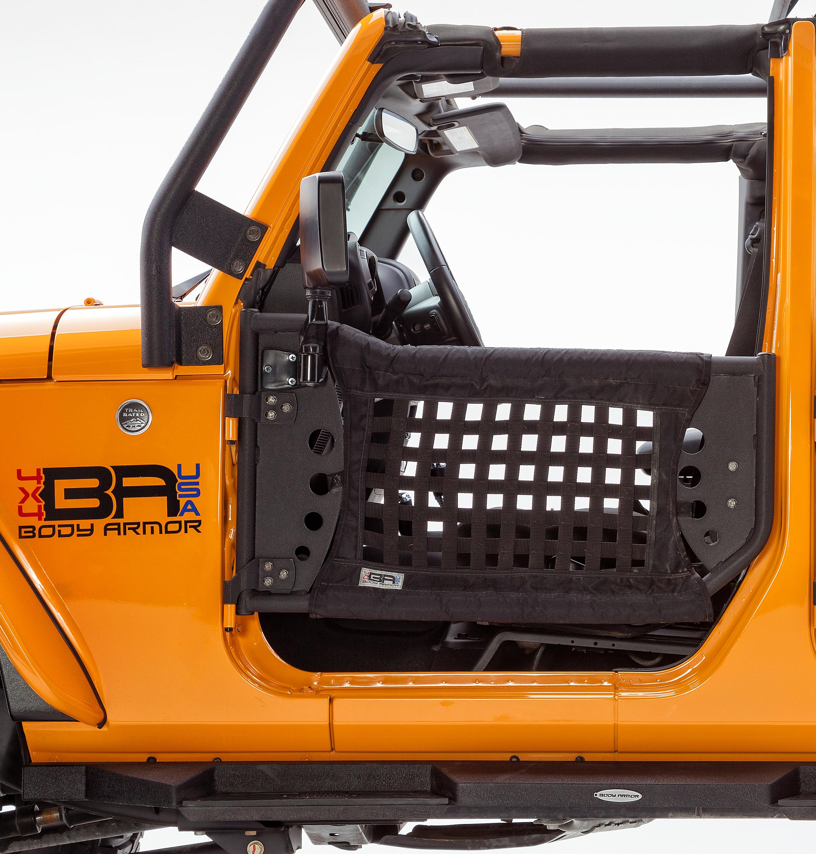 Body Armor 4x4 JK6139 GEN 3 Black Front Trail Door for