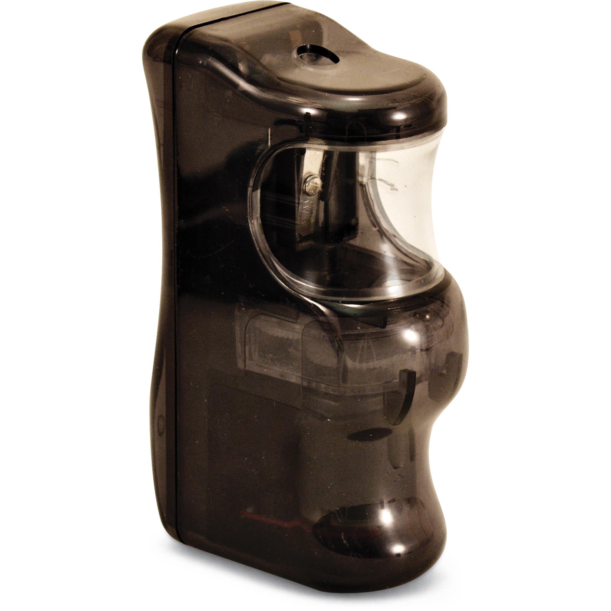 Officemate Battery Powered Pencil Sharpener, Smoke (30234