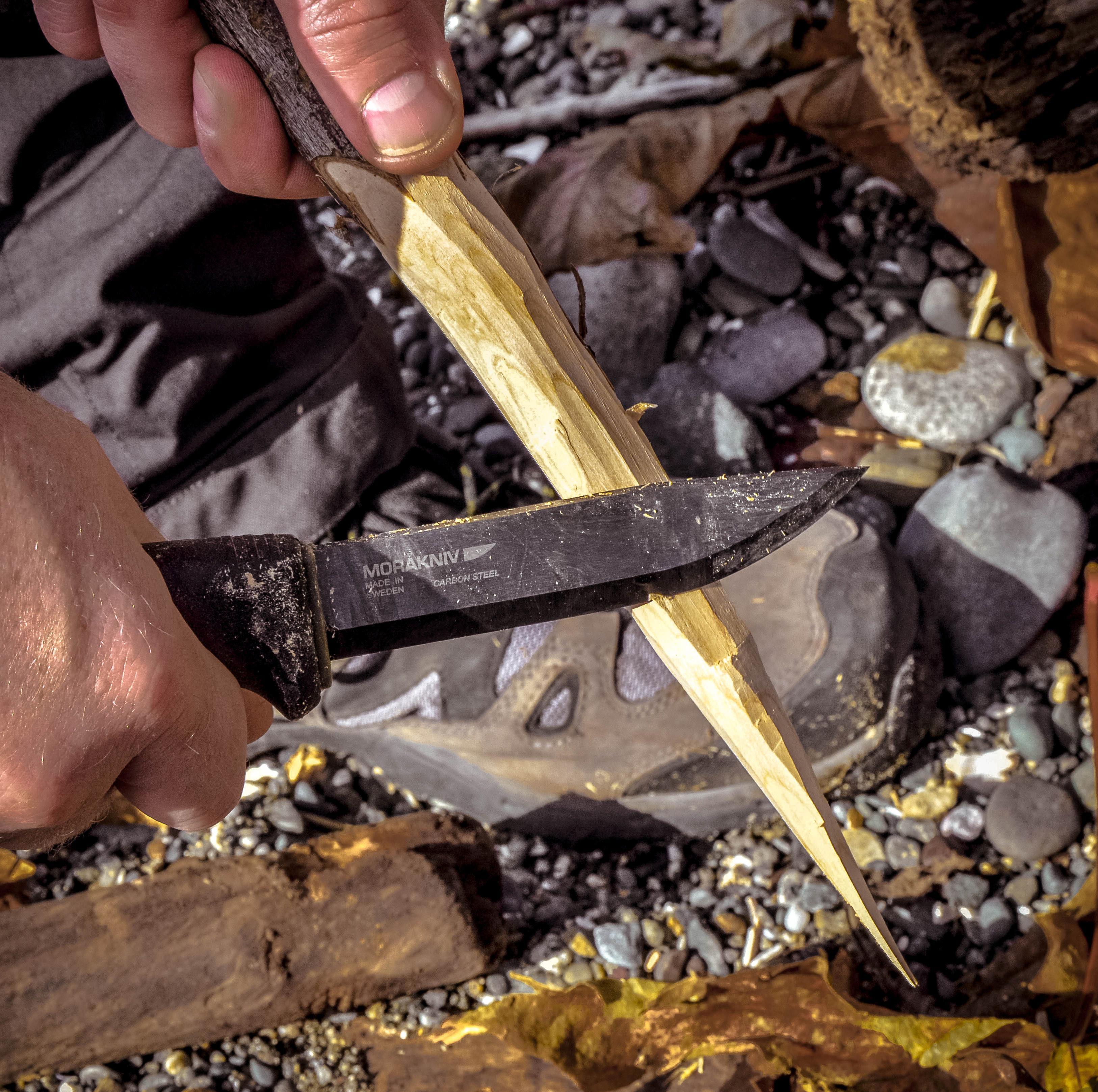 Morakniv Bushcraft Carbon Steel Survival Knife with Fire