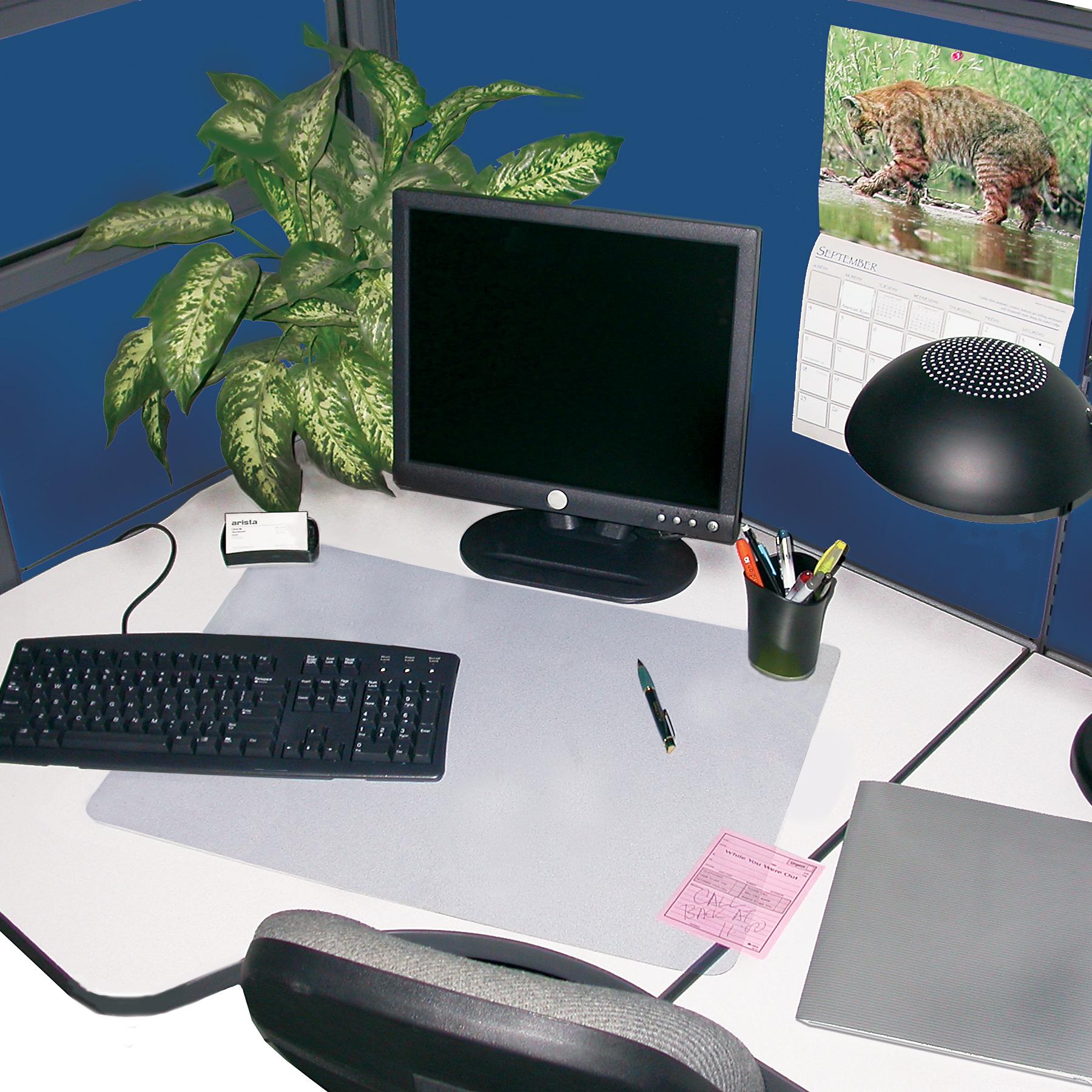 Artistic 17" x 22" Krystal View Clear Antimicrobial Desk