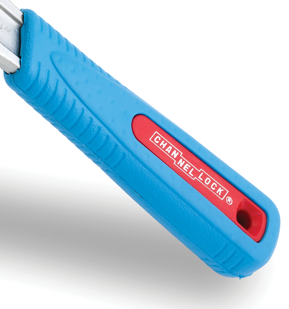 Channellock 8WCB WideAzz Adjustable Wrench with Code Blue Grips, 11/2