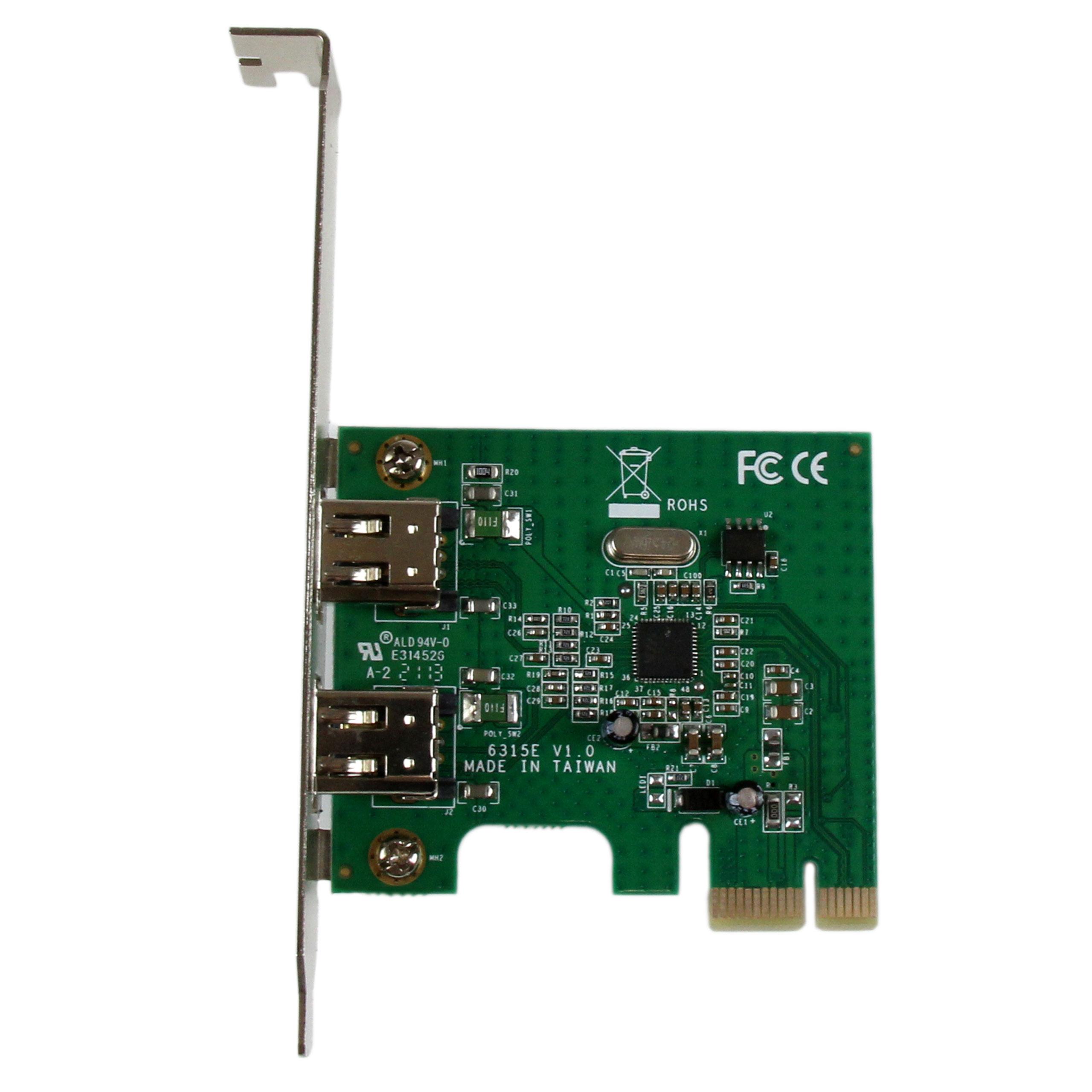 2 Port 1394a PCI Express FireWire Card PCIe