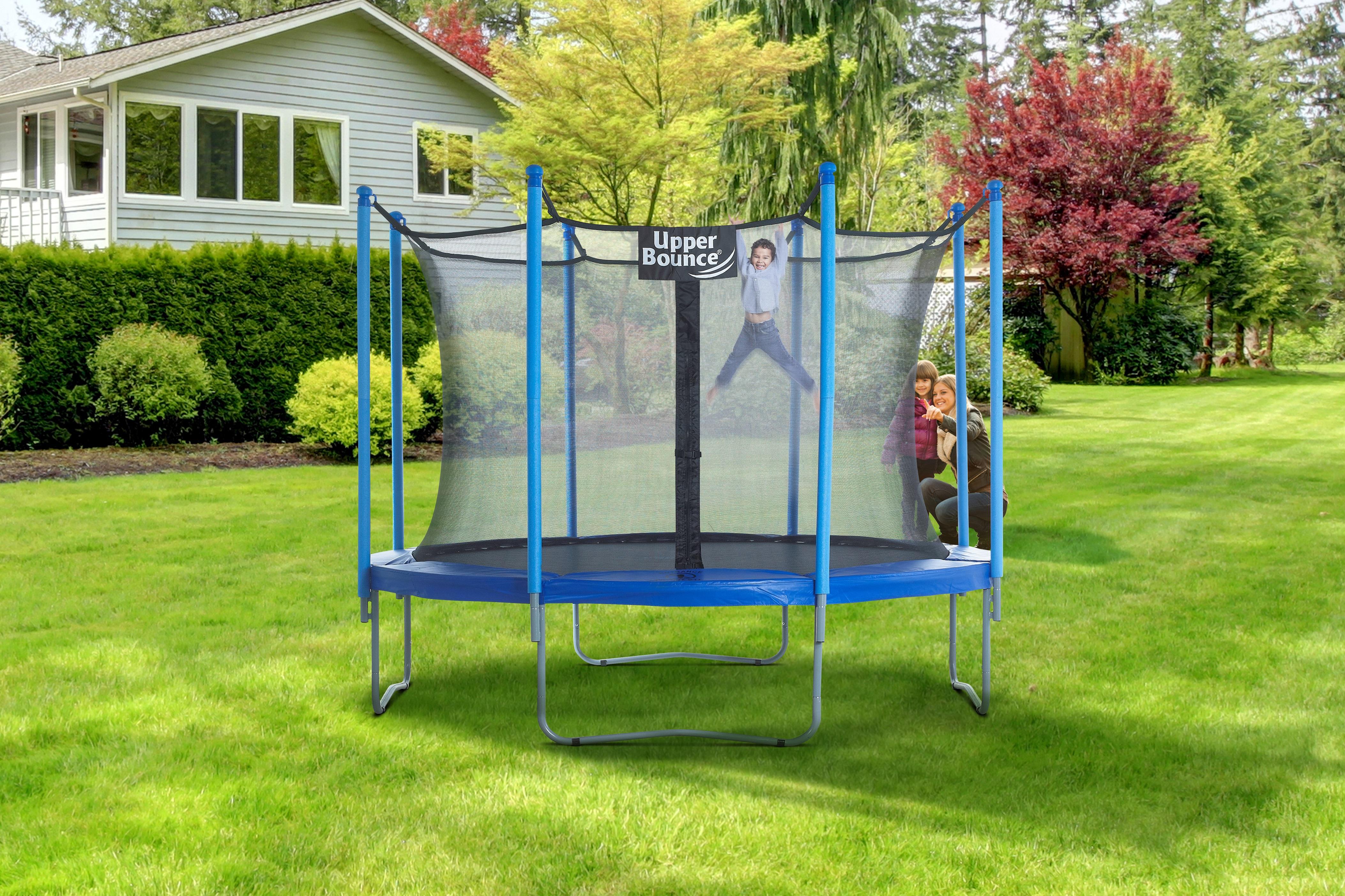 Upper Bounce 10 FT. Trampoline & Enclosure Set equipped