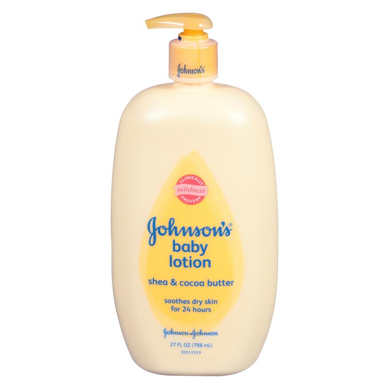 Johnson's Baby Lotion, Shea & Cocoa Butter, 27 Ounce (Pack