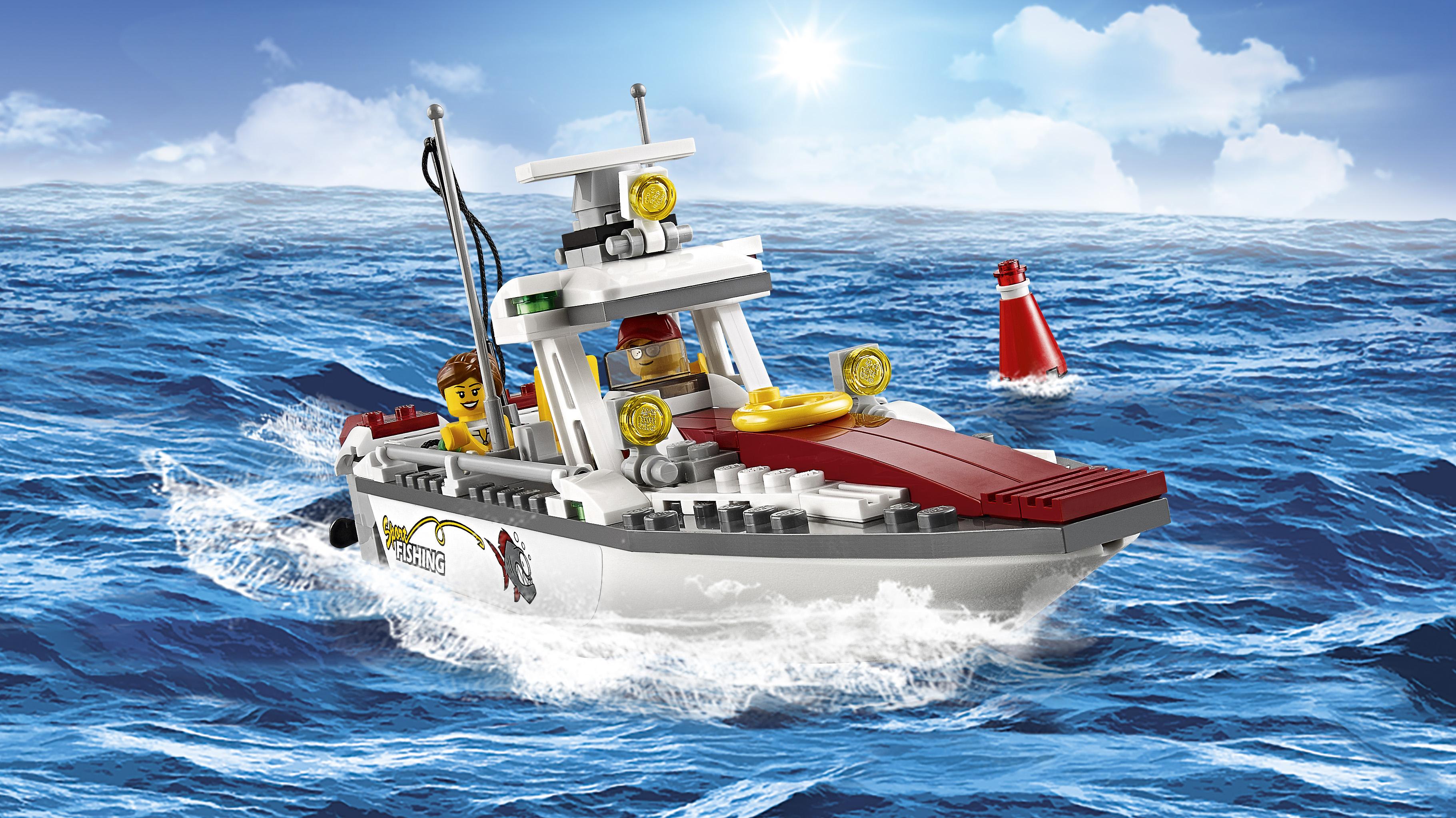 Amazon.com: LEGO City Fishing Boat 60147 Creative Play Toy ...