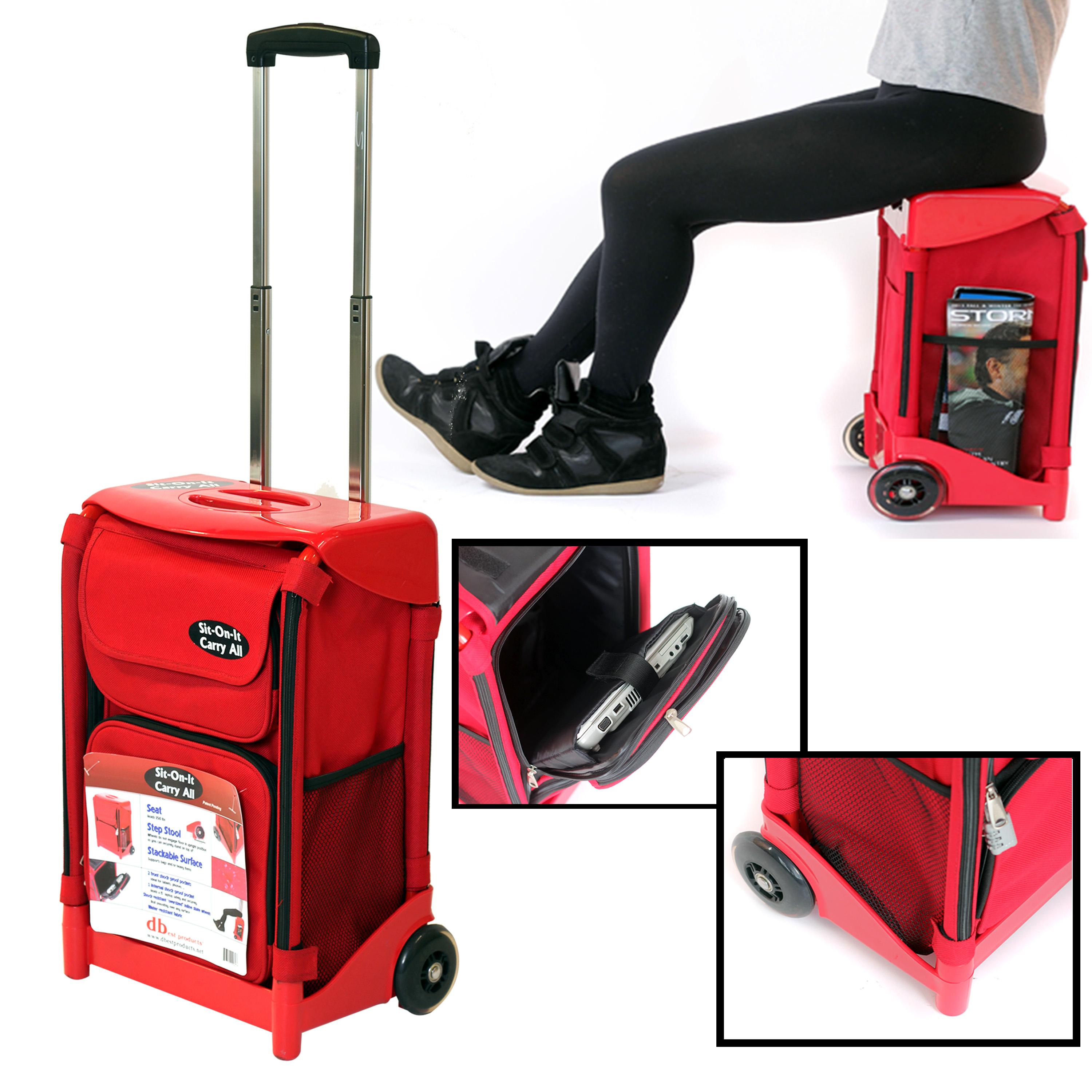 dbest products SitonIt Carry All Rack, Small, Gray Home