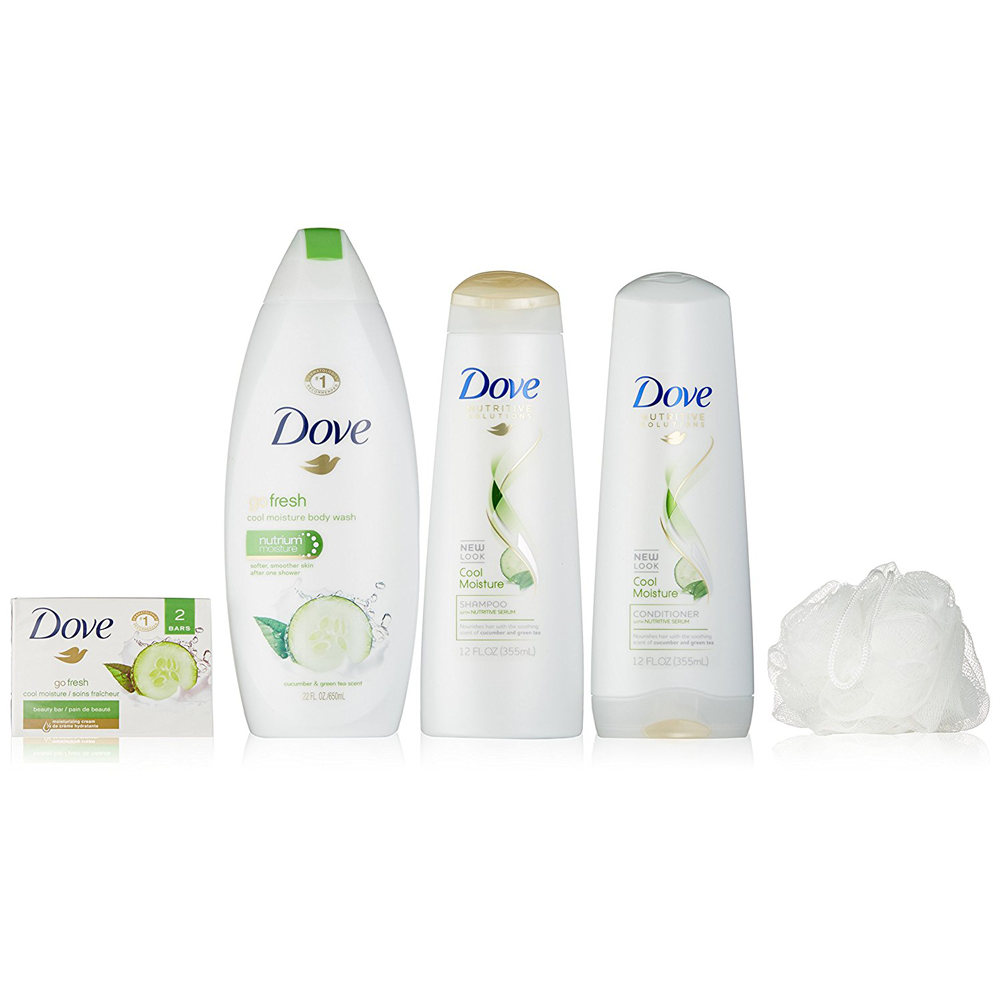 Dove Female Holiday Gift Set, Cool Moisture Beauty