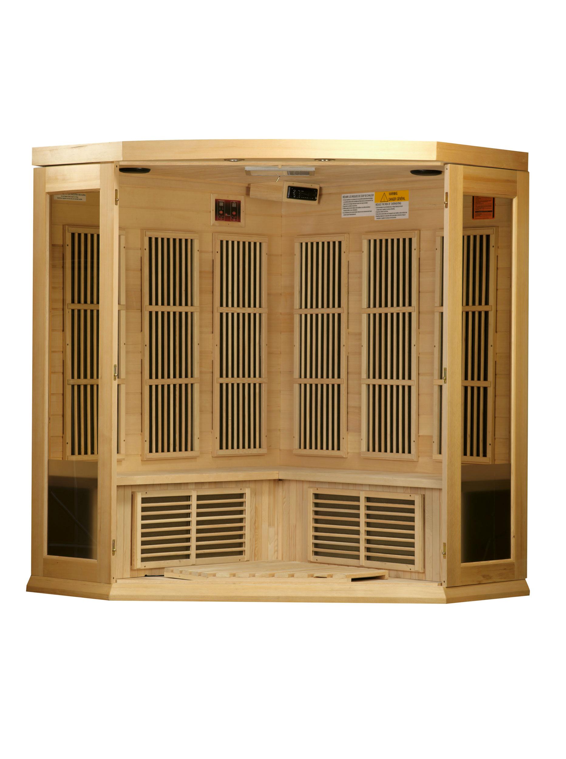 DYNAMIC SAUNAS Maxxus 3 Per Low EMF FAR Infrared Carbon