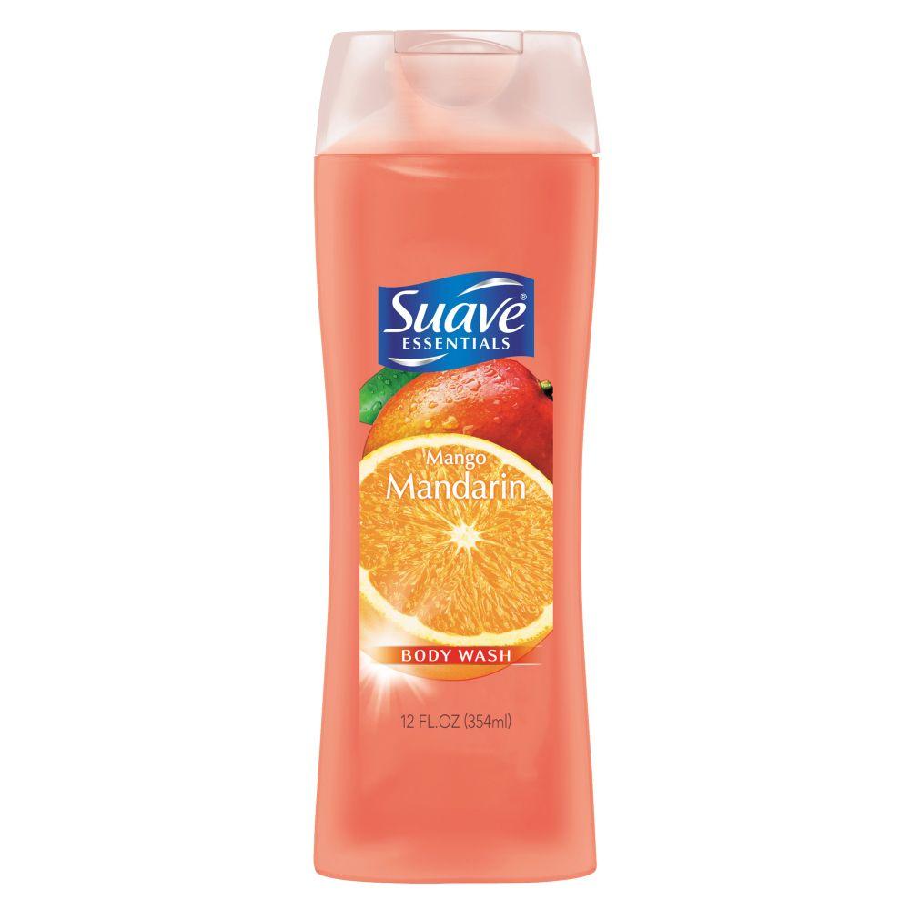Suave Essentials Body Wash, Mango Mandarin 12 oz (Pack of