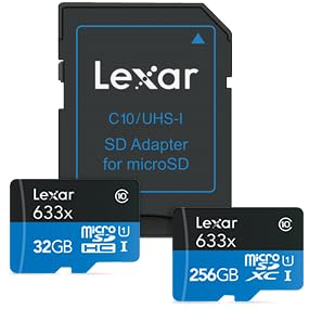 Lexar High-Performance microSDXC 633x 64GB UHS-I/U1 w/USB 3.0 Reader Flash Memory Card - LSDMI64GBB1NL633R