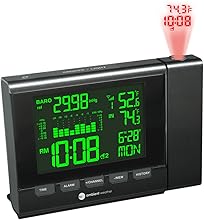 Amazon.com: Ambient Weather WS-8400 Projection Clock with Indoor and