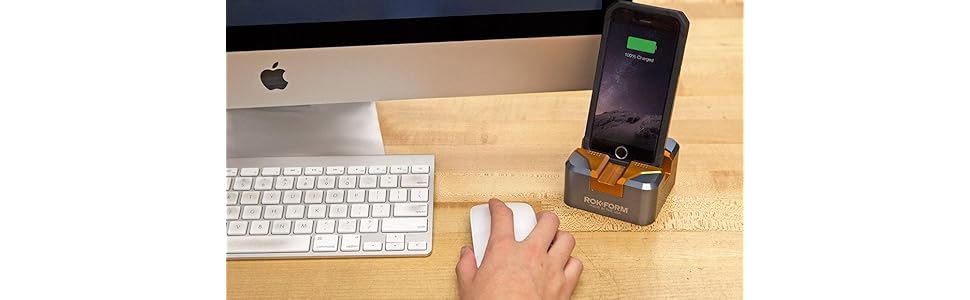 Rokform iPhone 6/6 Plus Aluminum Charging Dock Station