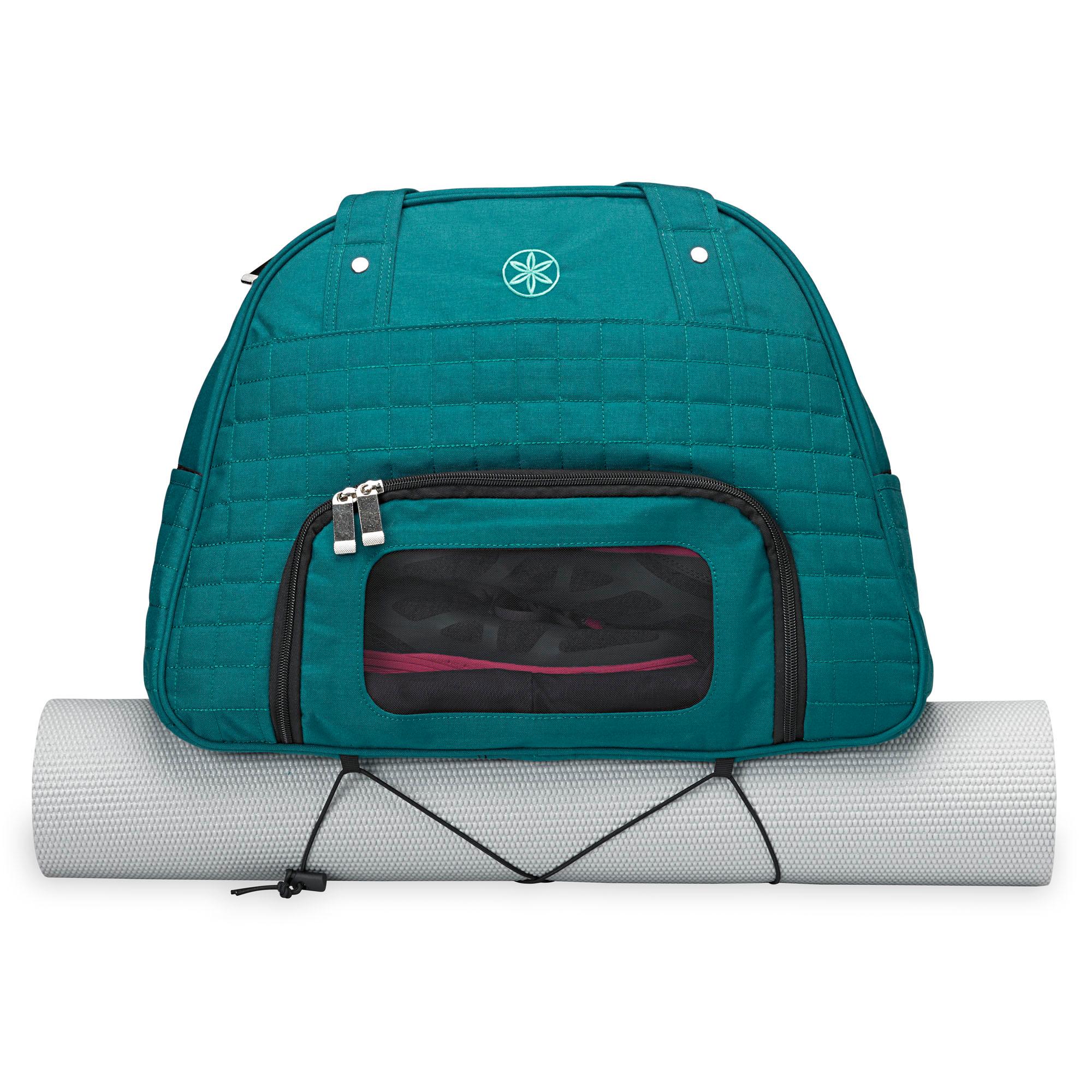 Gaiam Everything Fits Gym Bag, Teal Sports & Outdoors
