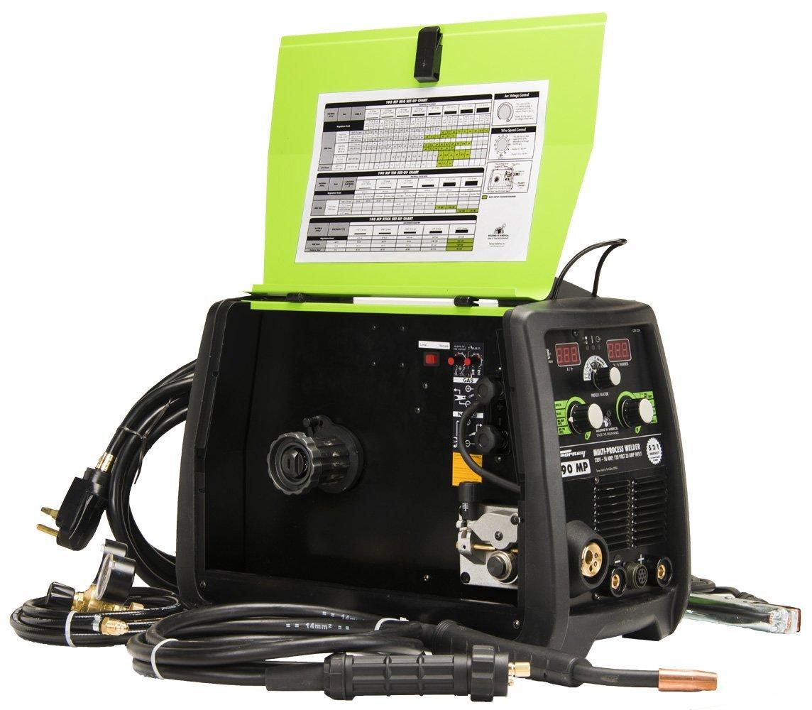 Forney 324 MIG/Stick/TIG 3-in-one 190-Amp Welder, 120/230-Volt