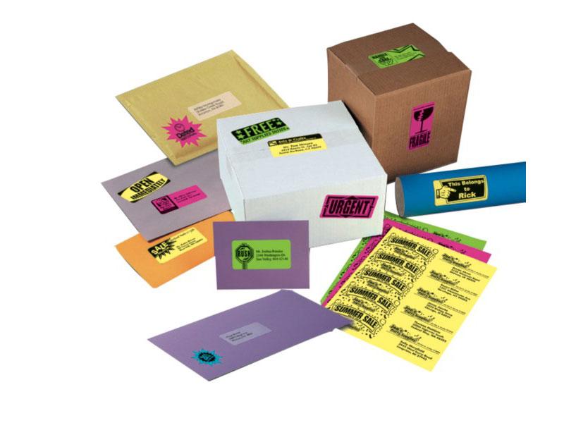 Avery Printtothe Edge HighVisibility 2.5" Round Labels