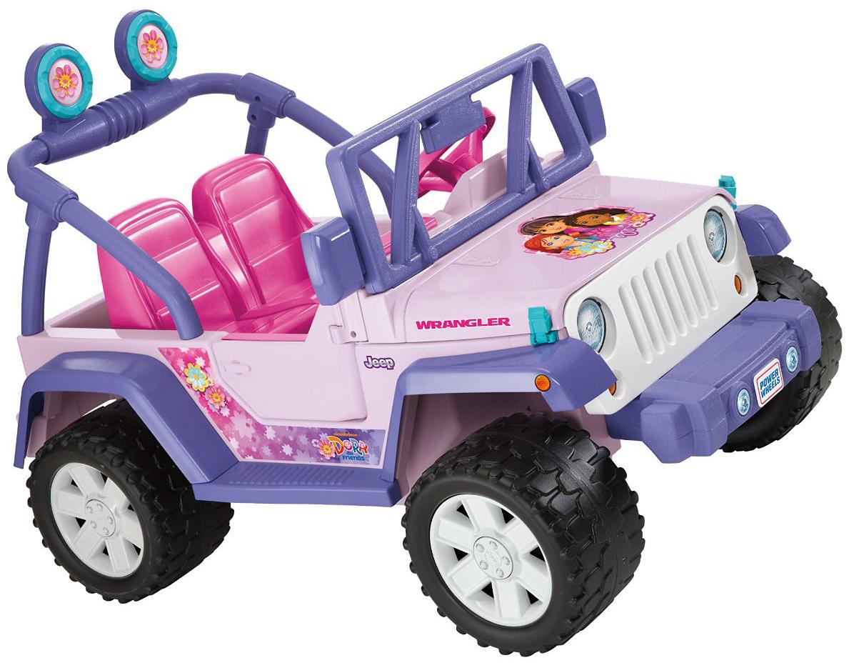 Power Wheels Nickelodeon Dora & Friends Jeep Wrangler Toys