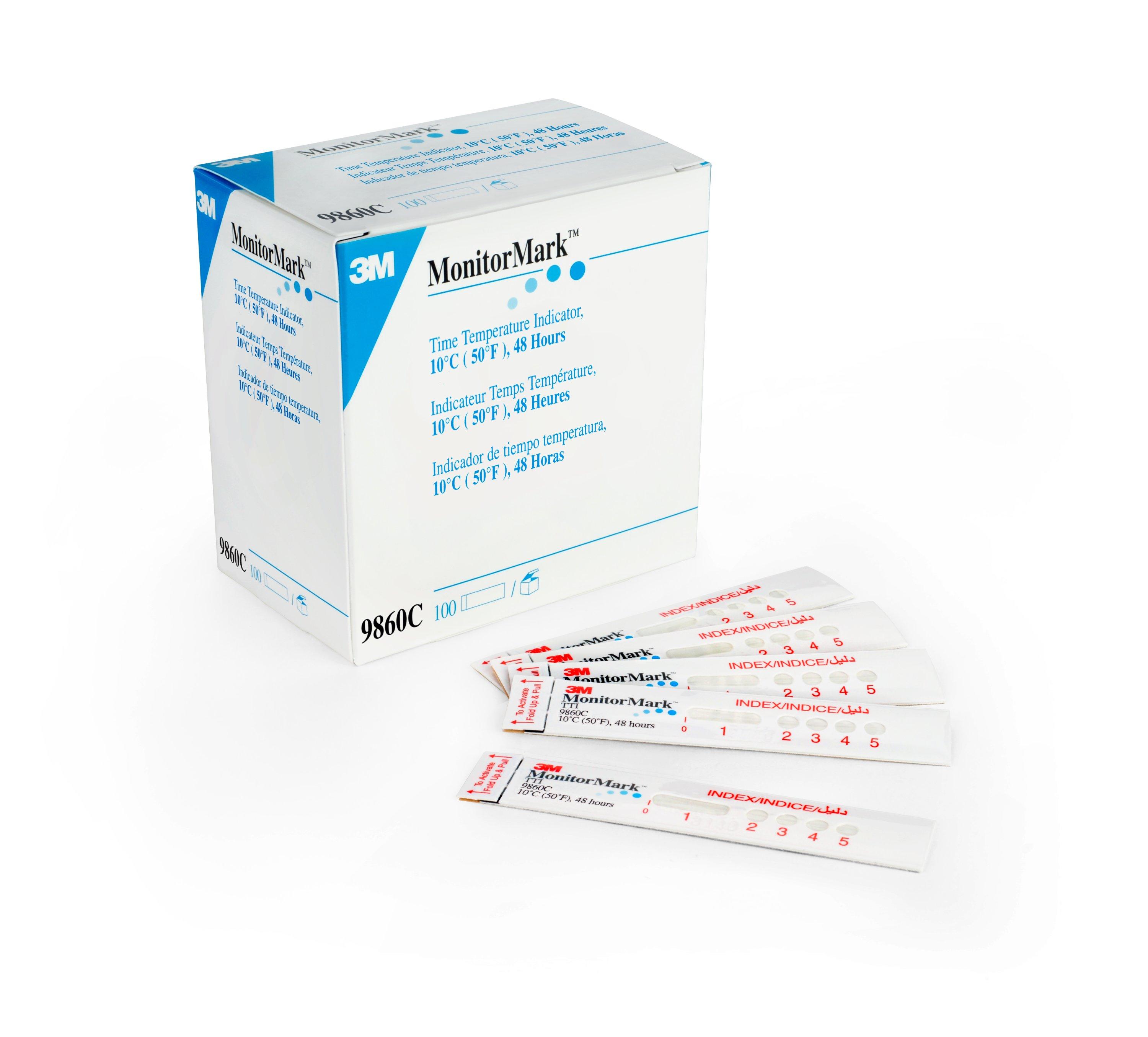 3M MonitorMark Time Temperature Indicator 9860C (Case of 500) Amazon