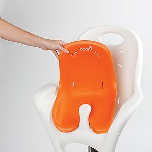 boon flair high chair pink