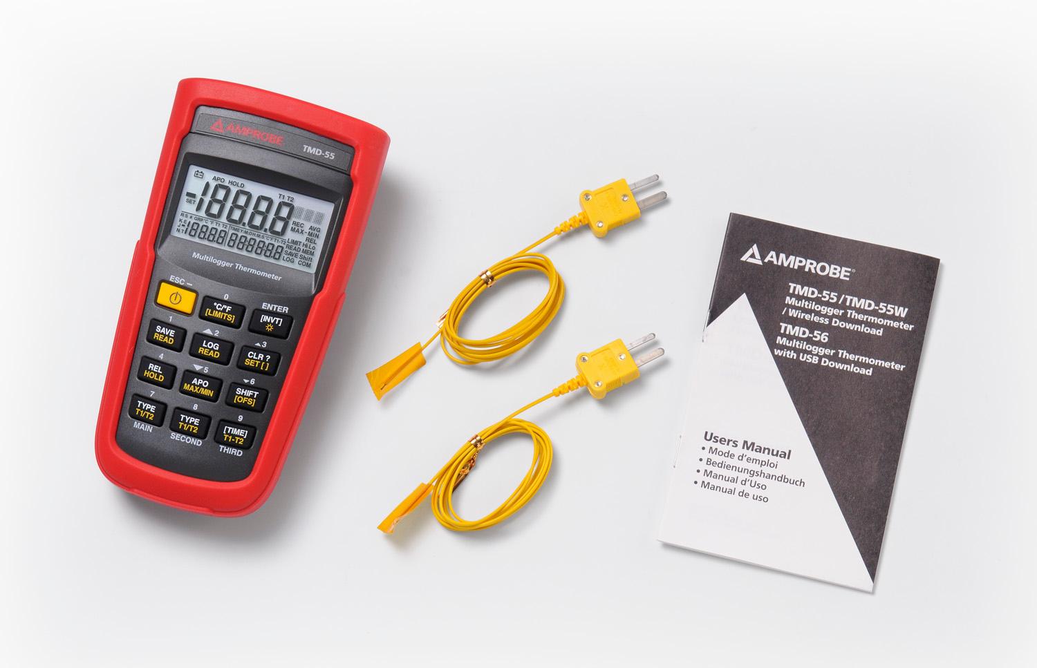 Amprobe TMD-55 Digital Thermometer: Science Lab Digital Thermometers