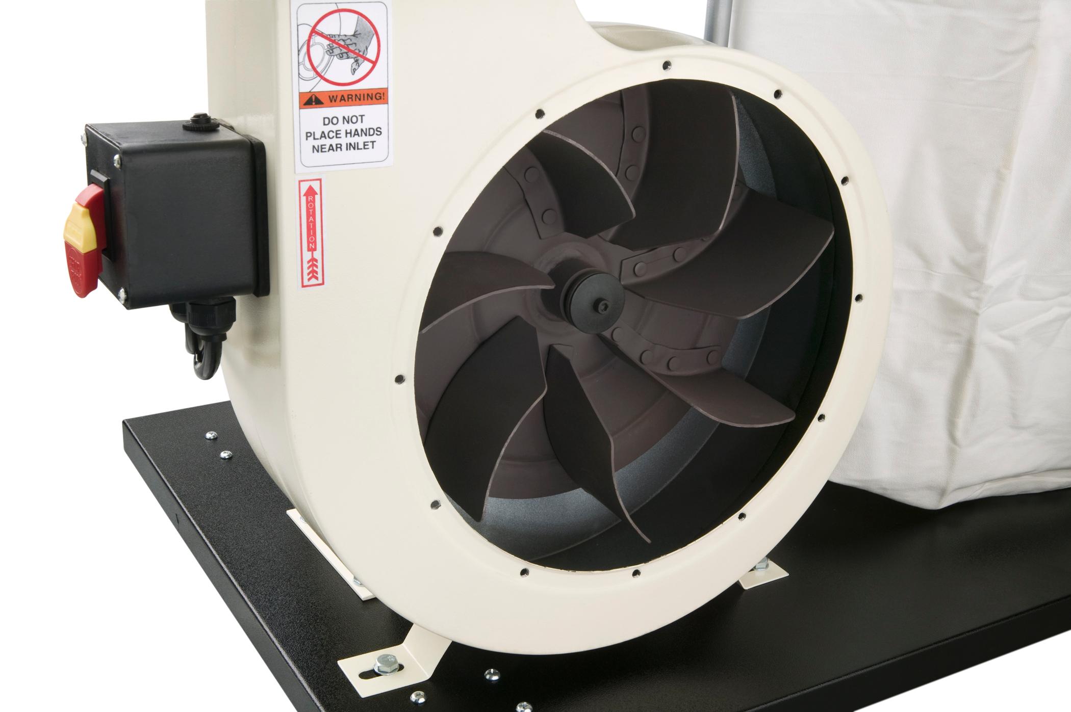 Shop Fox W1666 2 HP 1550 CFM Dust Collector - Grizzly Dust Collector