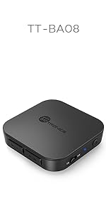 Bluetooth 2-in-1 Transmitter and Receiver with Music Control