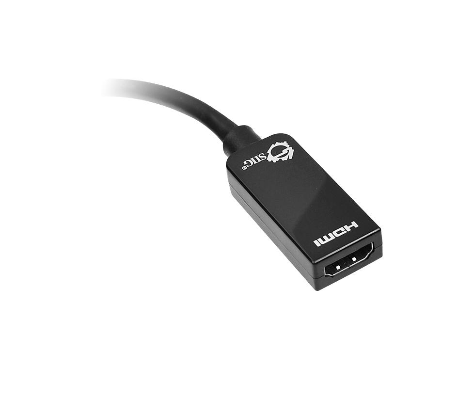 SIIG DisplayPort to HDMI Adapter (CBDP0062S1) Home Audio