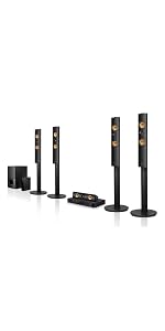 Home Cinema LG LHB625M 5.1 – 1000W, Lettore Blu-Ray, Bluetooth E DLNA, Nero