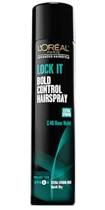 Amazon Com L Oreal Paris Advanced Hairstyle Lock It Bold Control