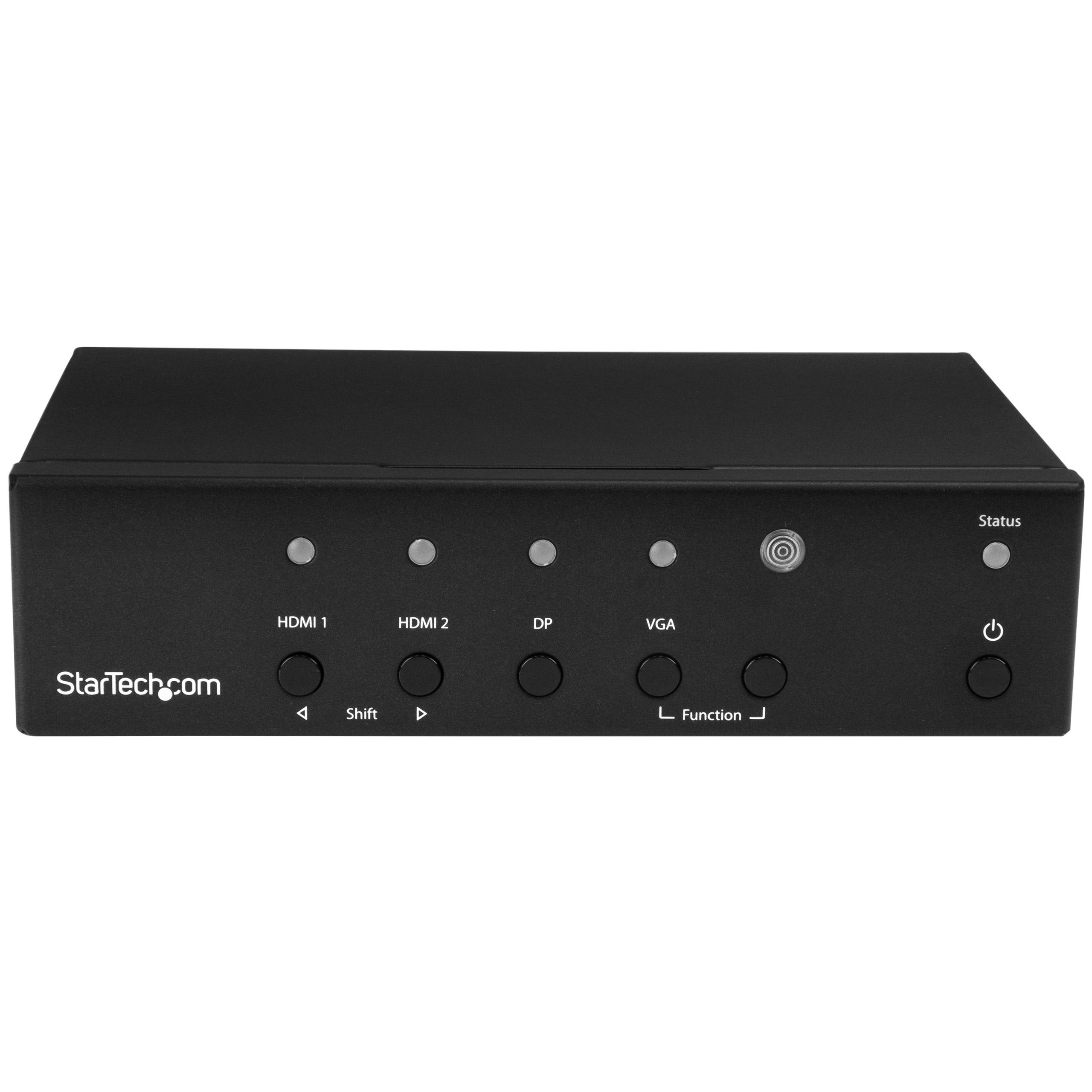 MultiInput to HDMI Converter Switch DisplayPort, VGA and DualHDMI