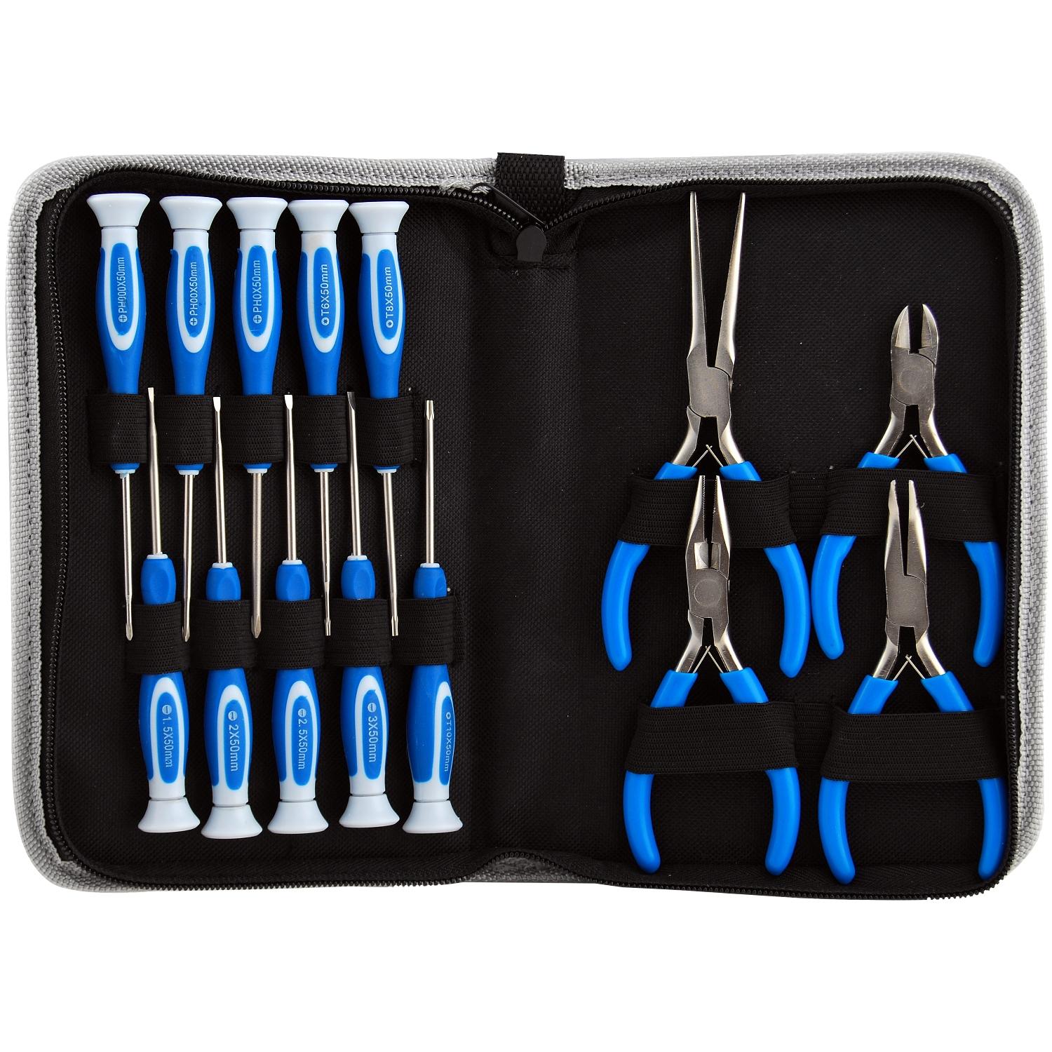 Delcast 14Piece Precision Screwdriver & Pliers Set Hand Tool Sets