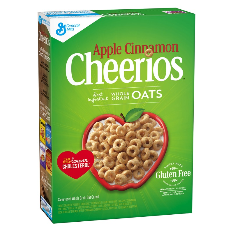 Apple Cinnamon Cheerios Cereal, 12.9 Ounce (Pack of 4