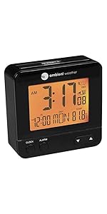 Amazon.com: Ambient Weather RC-1200MTTH 12" Radio Controlled Wall Clock