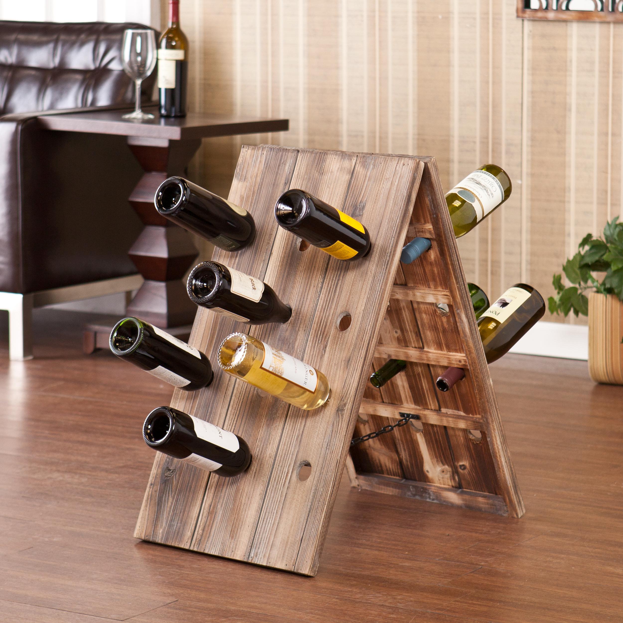 SEI Saticoy 24Bottle Riddling Display Rack Wine Racks