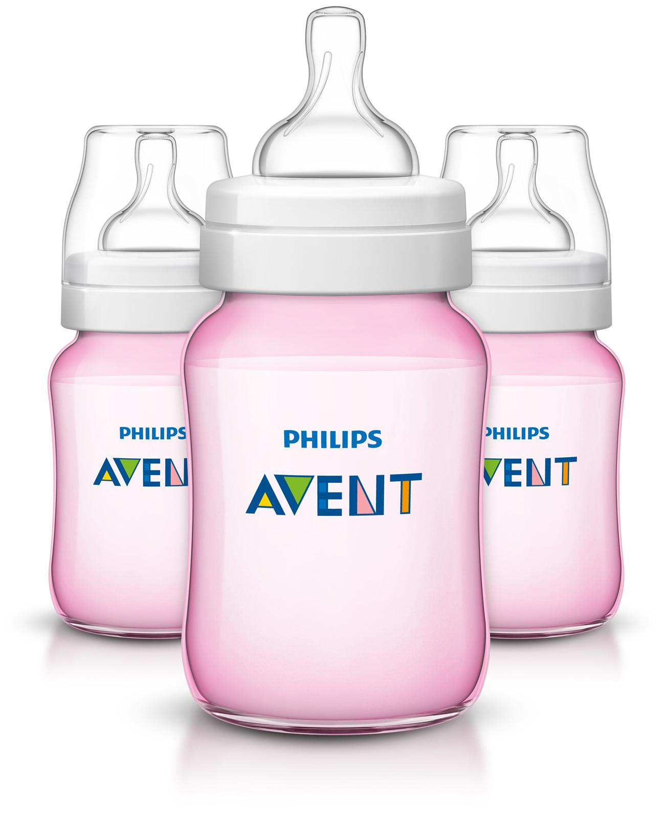 Philips AVENT Classic Plus BPA Free Polypropylene Bottles