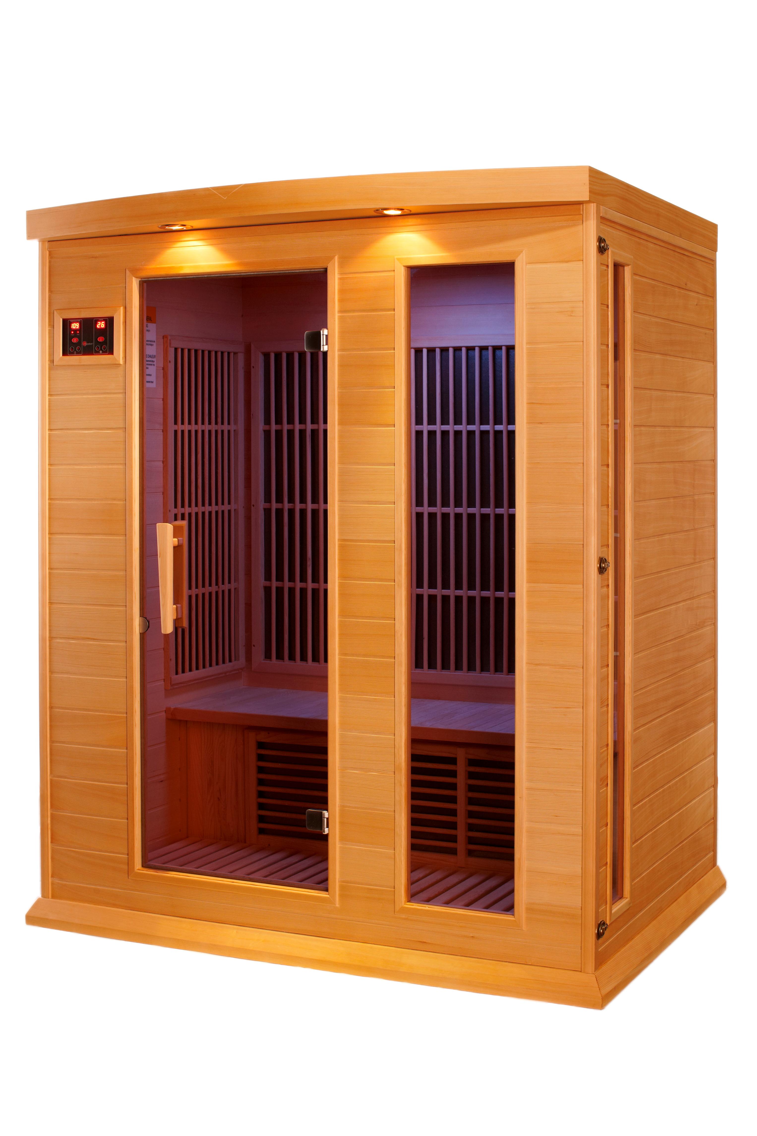 DYNAMIC SAUNAS Maxxus 3 Per Low EMF FAR Infrared Carbon