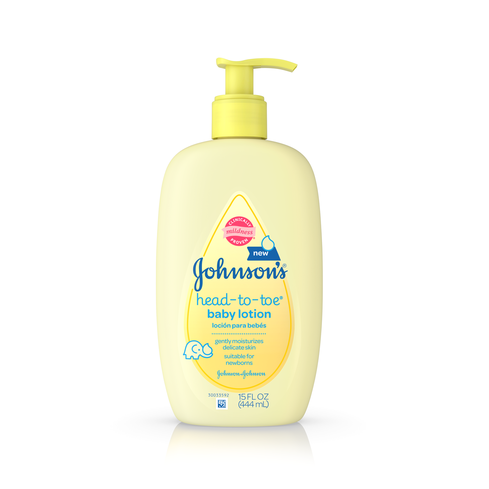 Johnson's HeadToToe Baby Lotion, 15 Fl. Oz (Pack of 3