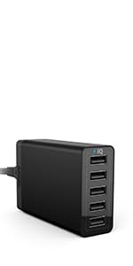 40W 5-Port Desktop USB Charger
