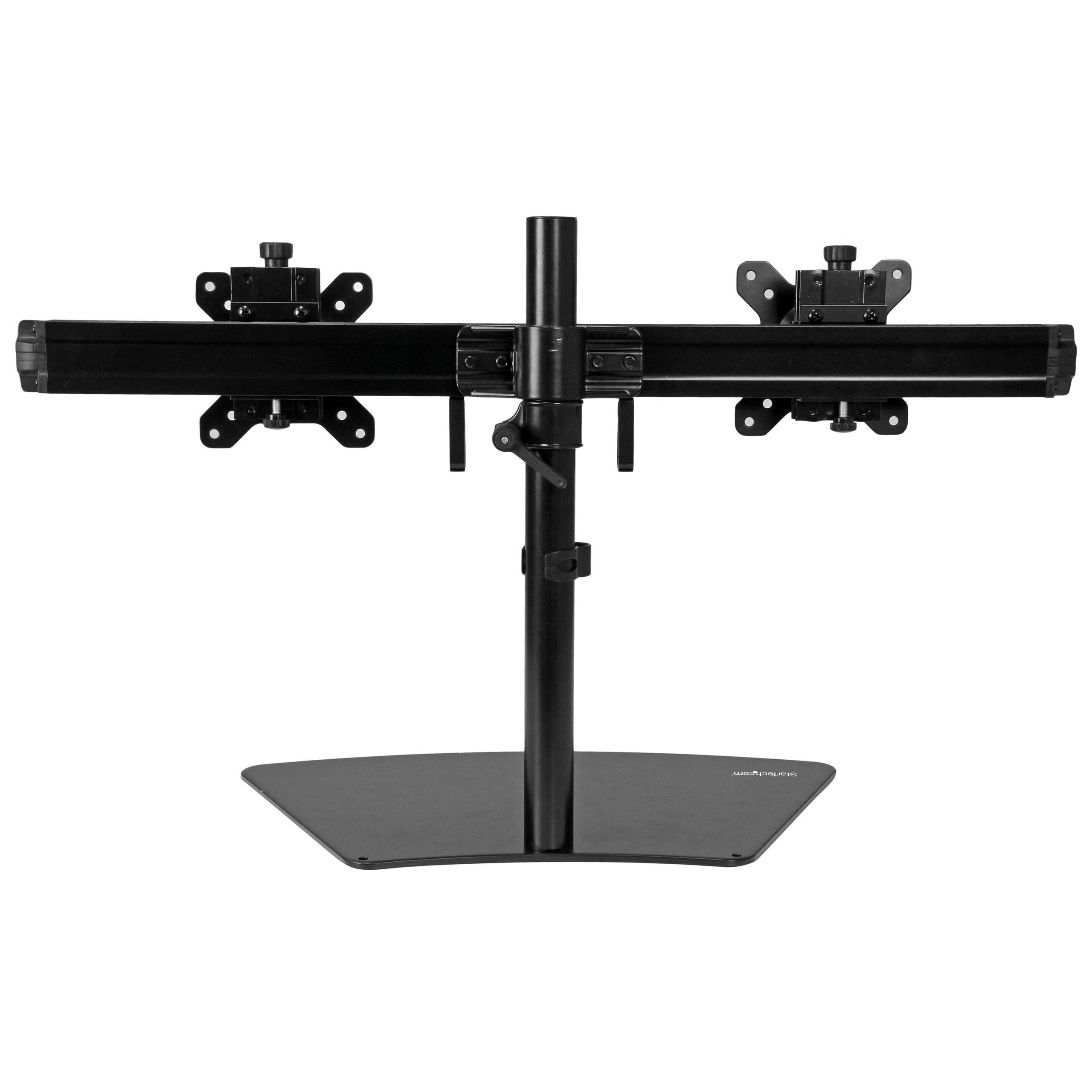 Dual Monitor Stand Crossbar Supports
