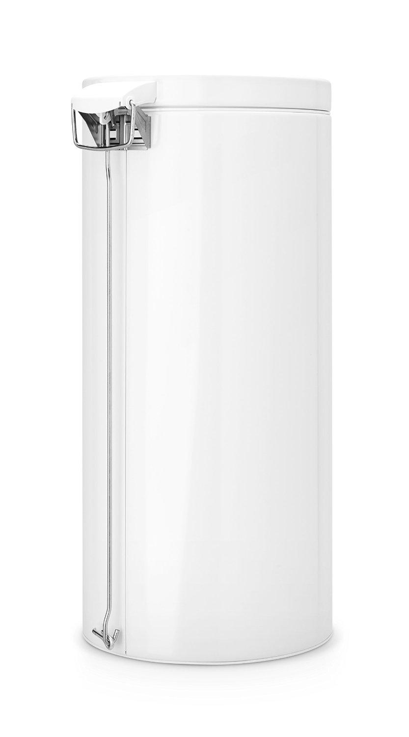 Brabantia Step Trash Can with Plastic Inner Bucket, 7 Gal