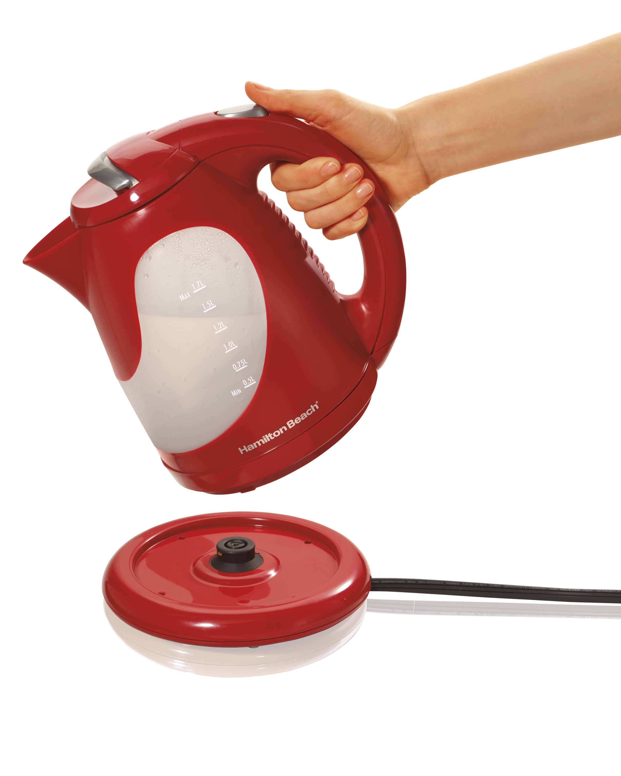 Hamilton Beach Ensemble Cord Free Pouring Kettle Electric