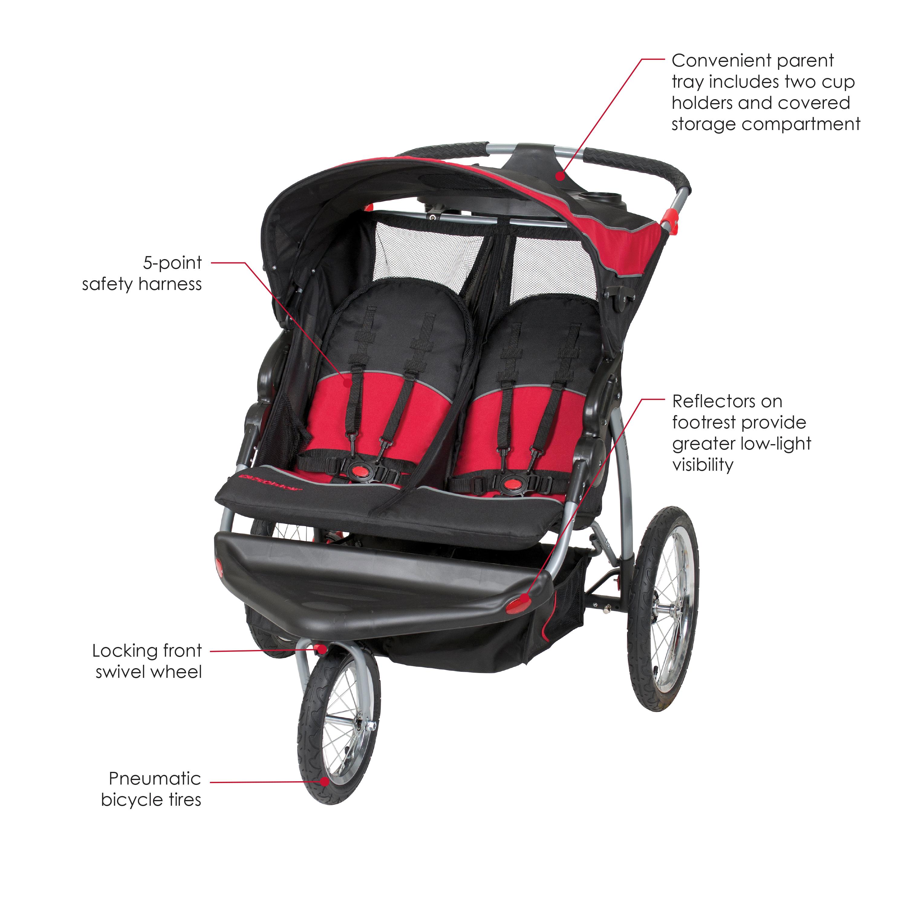 Baby Trend Expedition Double Jogger, Elixer Jogging