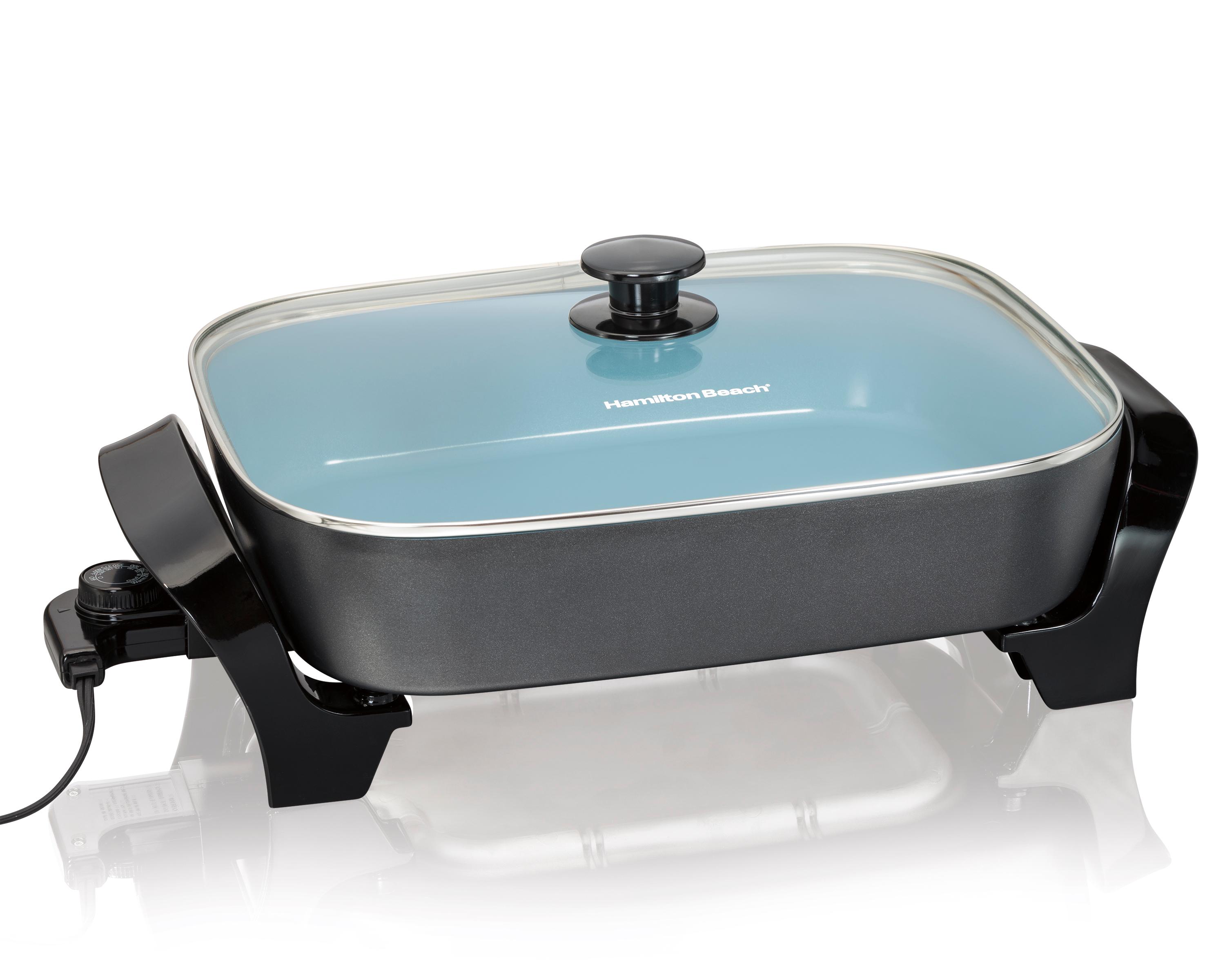 Hamilton Beach 38528 Deep Dish Ceramic Skillet Kitchen